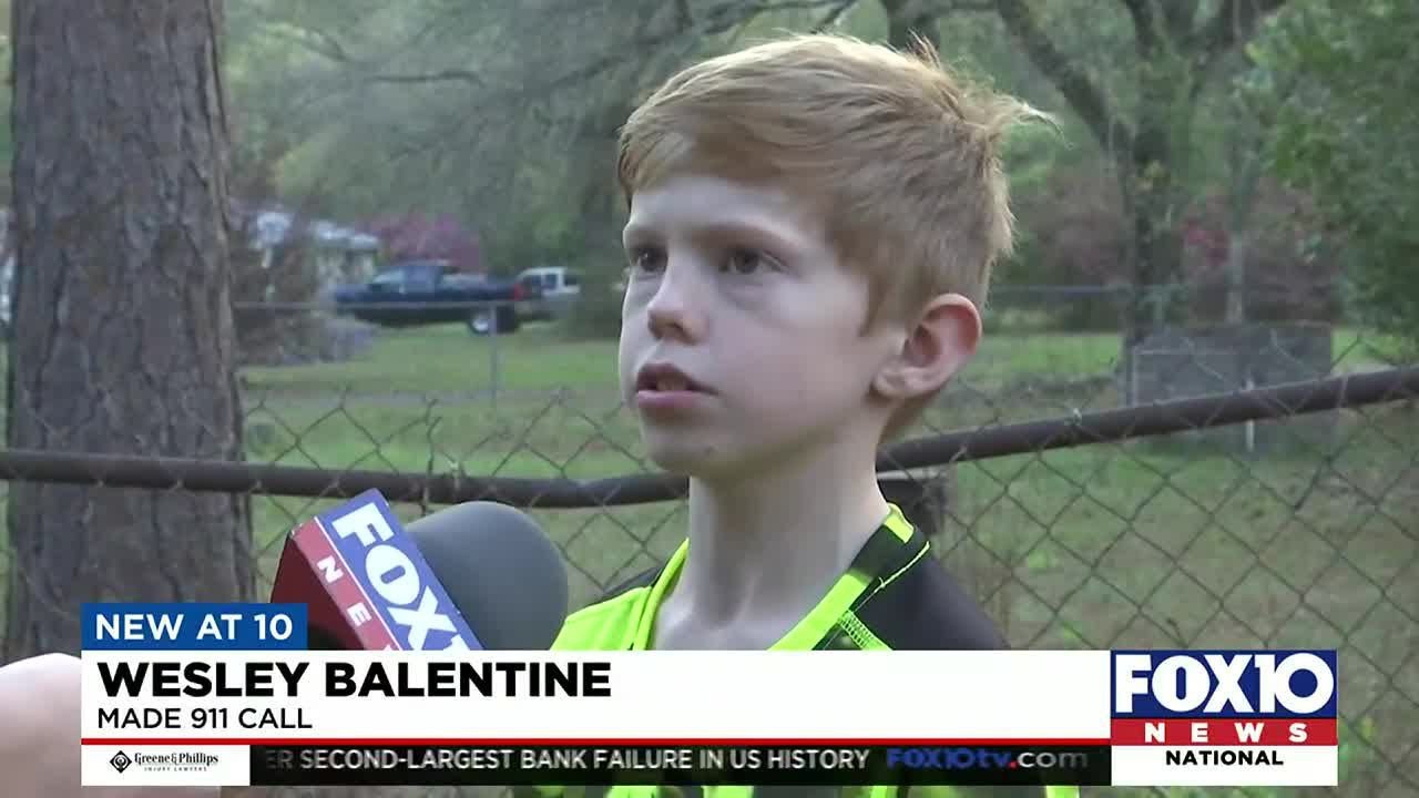 9-year-old makes heroic 911 call to save woman from burning house
