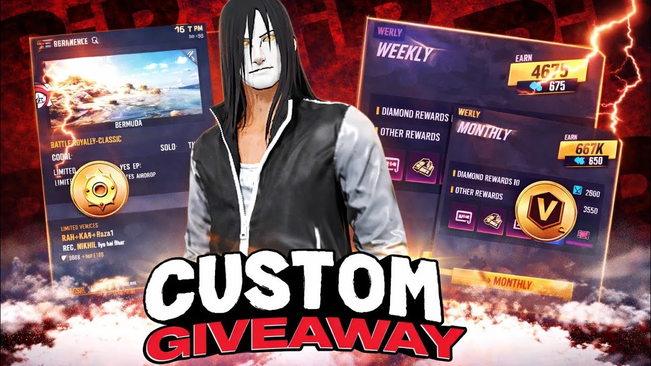 VISHAL IS LIVE 💫 CASTAM GIWAVAY MATCH ❤️🫂 CS & BR RANK PUSH 🔥🔥