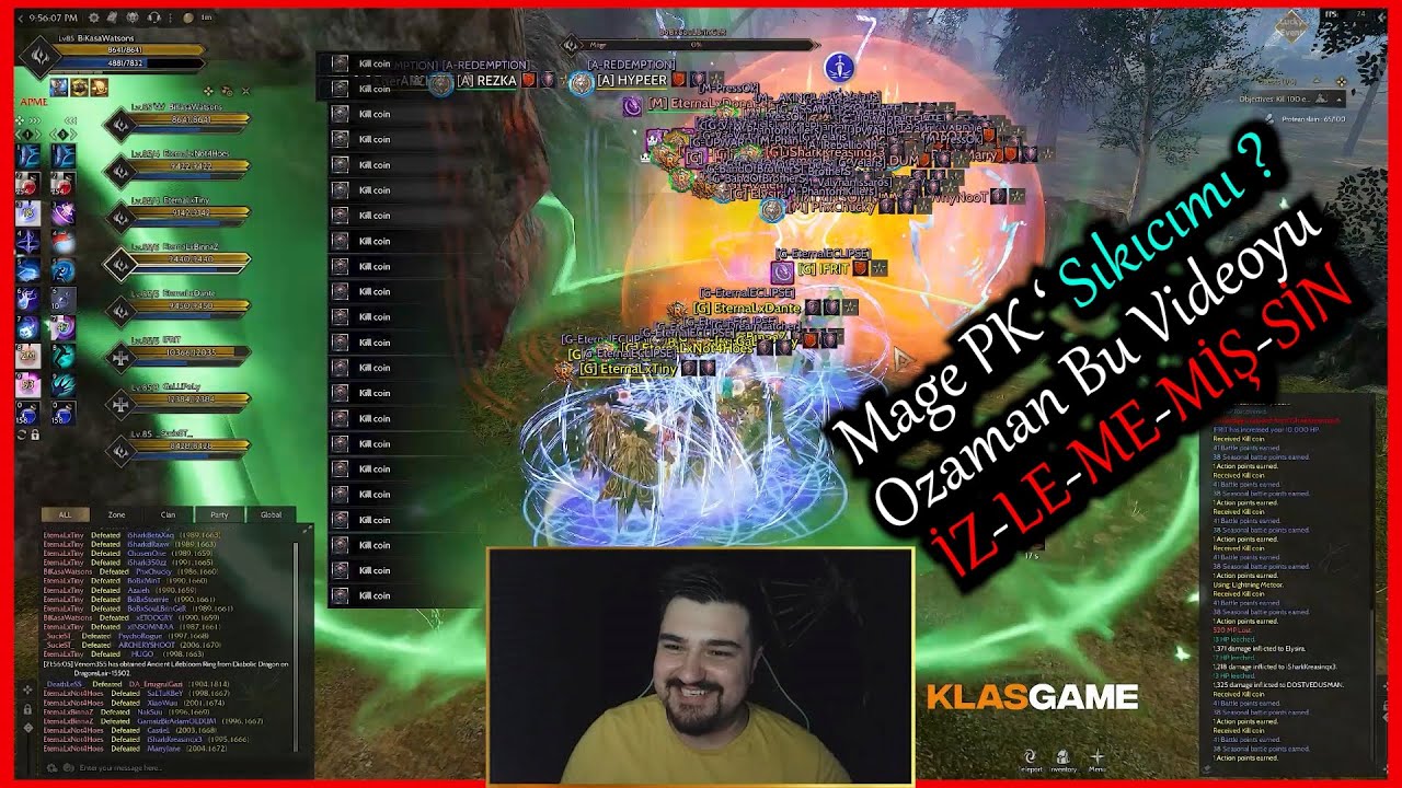 Rise Online Galia ETERNAL Mage PK & Oyun KAPTANI #riseonline