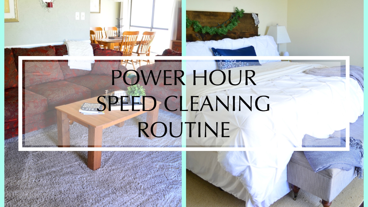 Speed Cleaning Routine : POWER HOUR || Life With Sarah