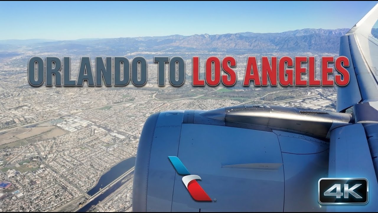 The ULTIMATE Coast-to-Coast Trip! ✈️ American Airlines Orlando (MCO) to Los Angeles (LAX) | 4K