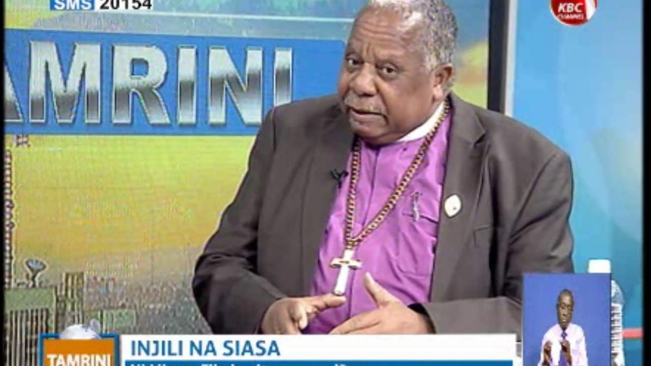 BISHOP Dr  MORRIS MWARANDU THE LORD'S GATHERING FELLOWSHIP CHURCH ON KBC TV TAMRINI