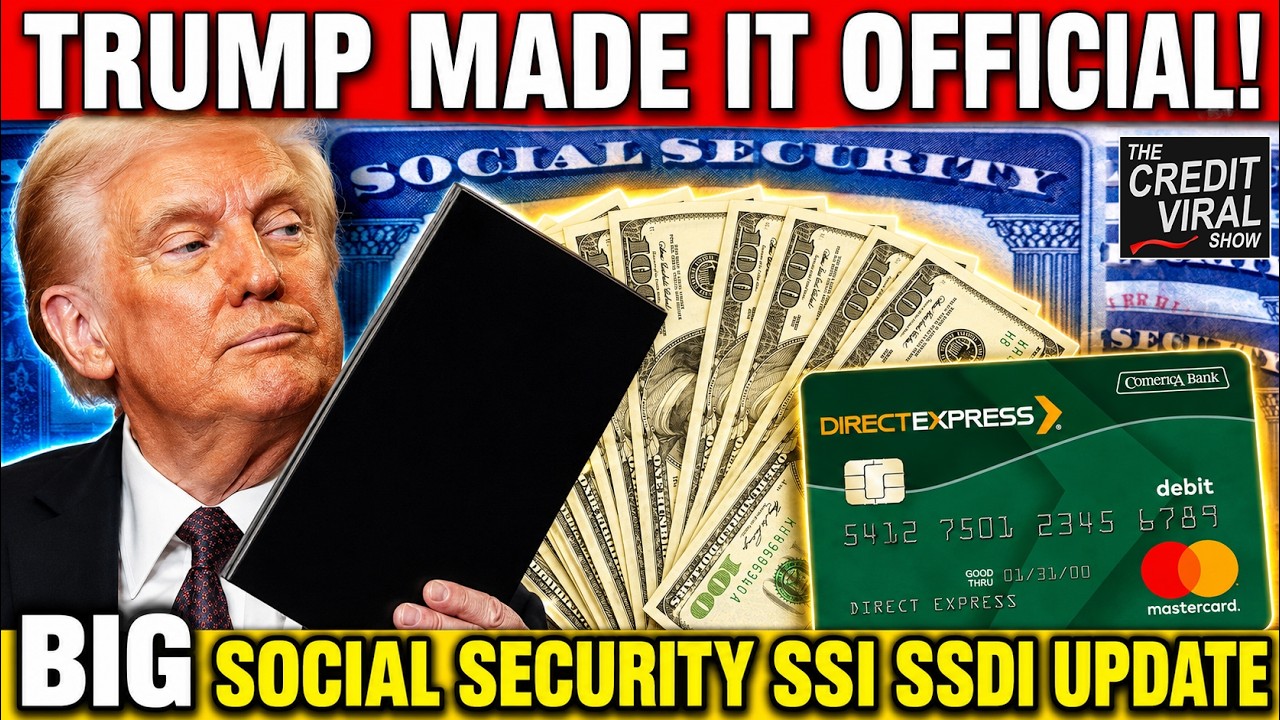 TRUMP PODPISAŁ TO OFICJALNIE! Aktualizacja w sprawie Social Security, SSI i SSDI | DEKRET PREZYDE...