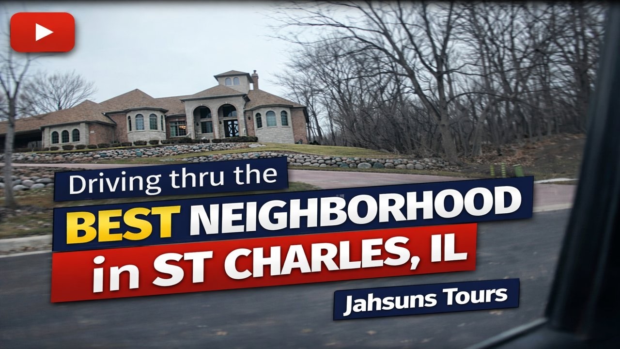 Driving Thru The Best Neighborhood's in St Charles  - 4k Drive