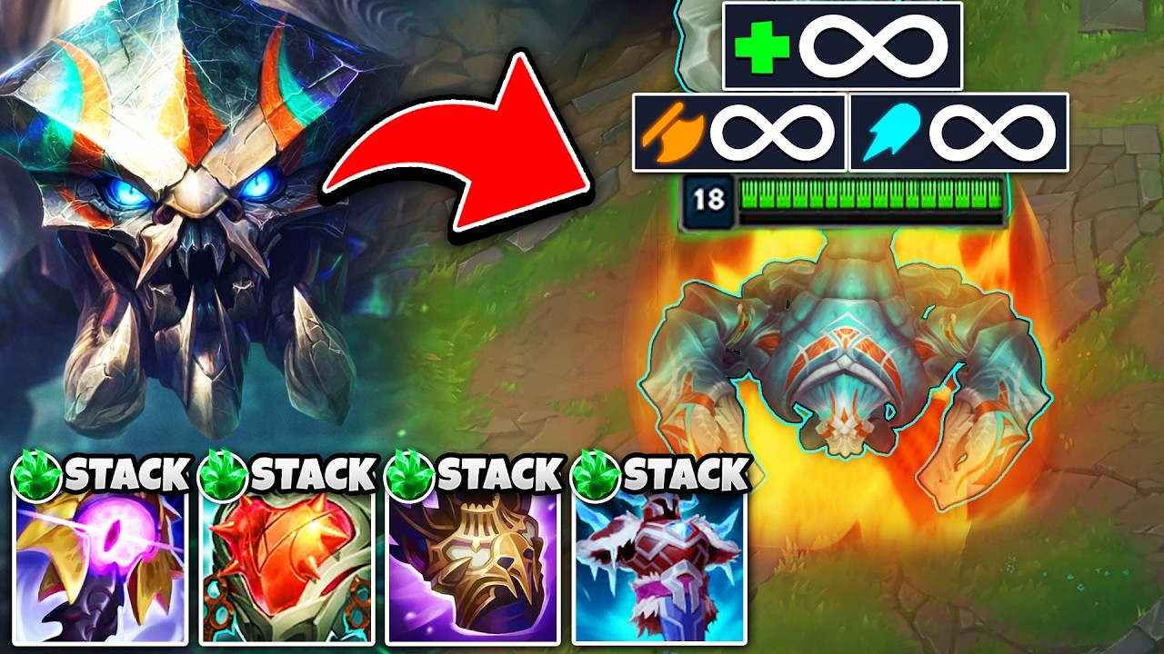 This Skarner Build Gets Stronger Every Minute... (STACK LORD SKARNER)