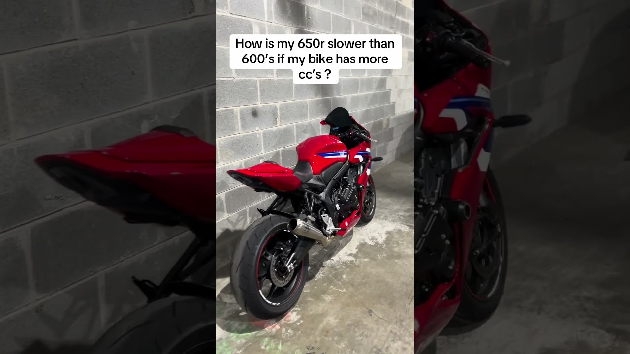 Isn&rsquo;t my cbr650r supposed to be faster?