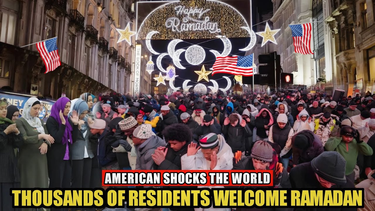 AMERICA SHAKES THE WORLD! Thousands Welcome Ramadan, Islam Skyrockets