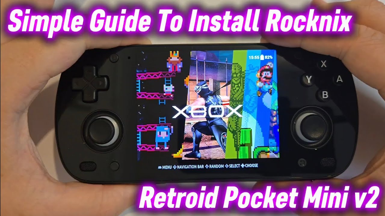 Простое пошаговое руководство по установке Rocknix на Retroid Pocket Mini V2.