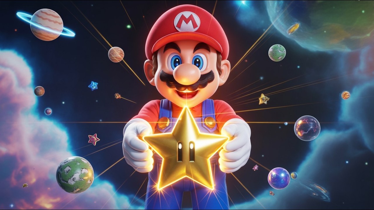 Super Mario Galaxy – Gameplay Completo (100% Estrelas)