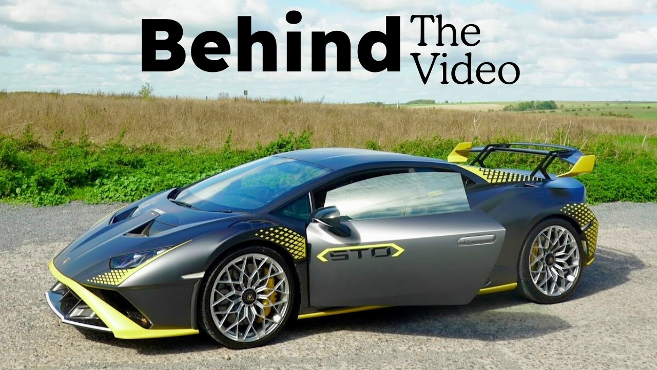 Как мы снимали видео с Lamborghini STO на гоночной трассе! — За кадром.