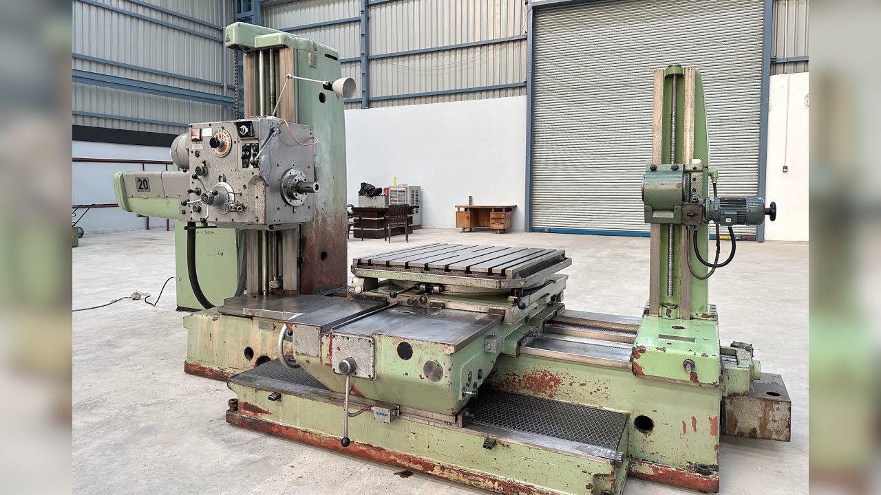 TOS WH-80 Horizontal Boring Machine - with Tail-Stock