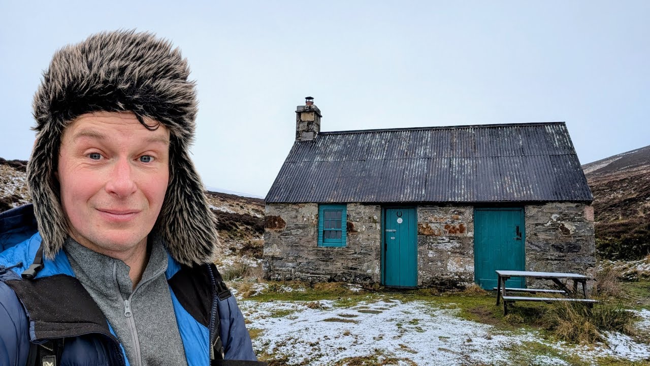 Alone in a Remote Scottish Bothy in Winter