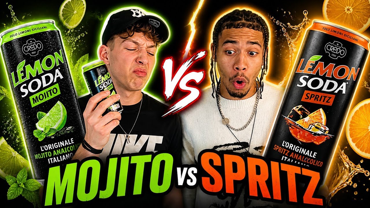 LEMON SPRITZ E MOJITO? - PROVIAMO LEMON SODA AL GUSTO SPRITZ E MOJITO -  I PROVIAMO EP. 61