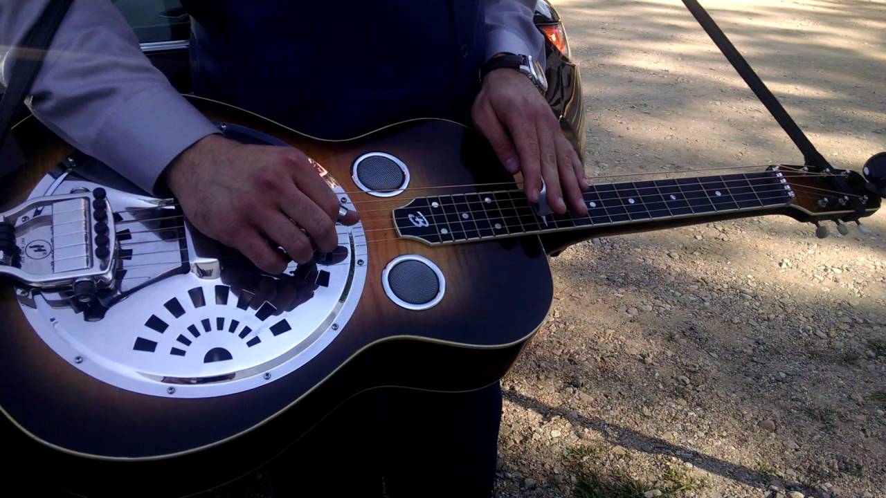 Brent Burke playing my Burke custom dobro
