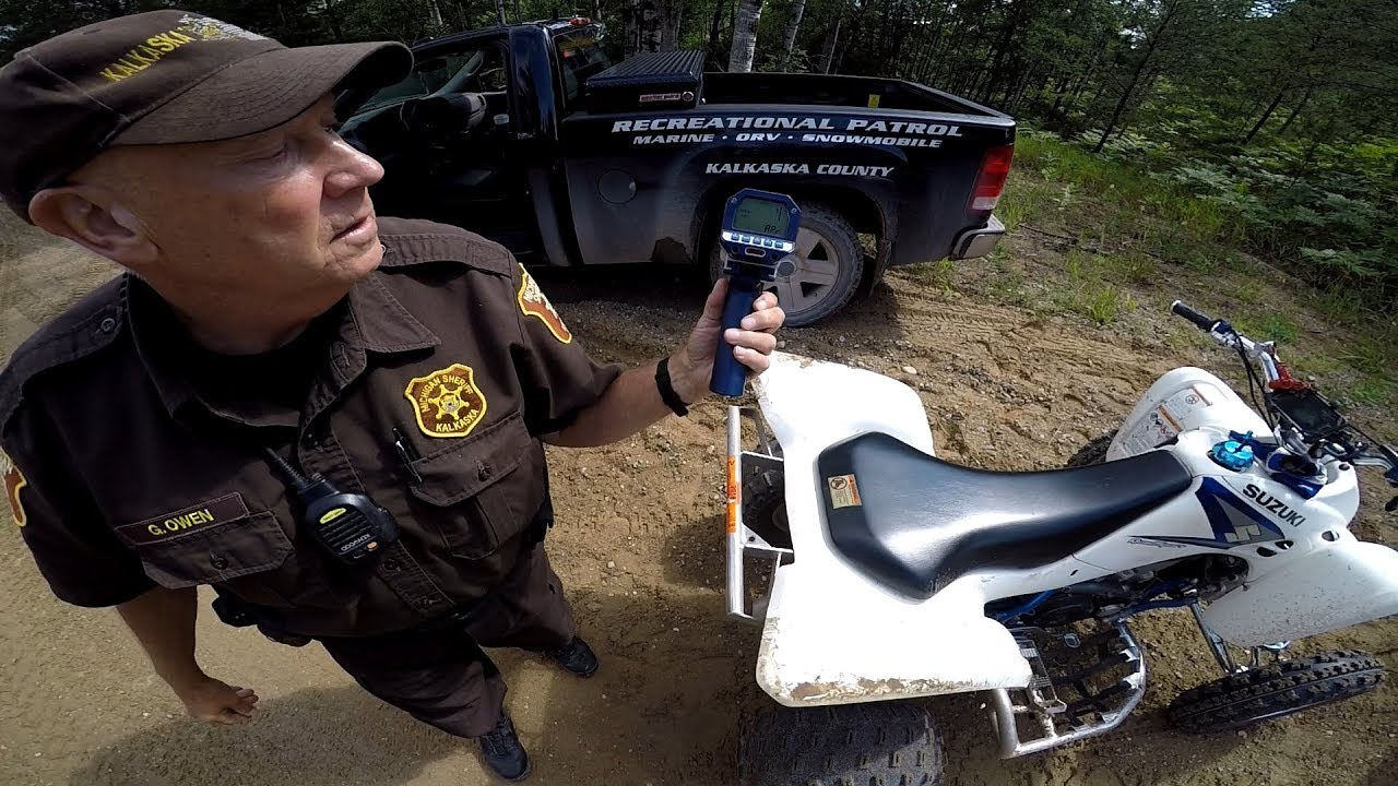 7-27 Kalkaska Michigan ORV Part2 | Cont. routes south to CCC Bridge Campground | Pulled over by cops