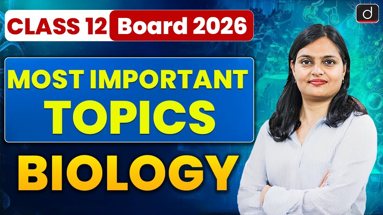 CBSE Class 12 Biology 2026 | Most Important Topics | BOARD + CUET | Drishti CUET & CLAT