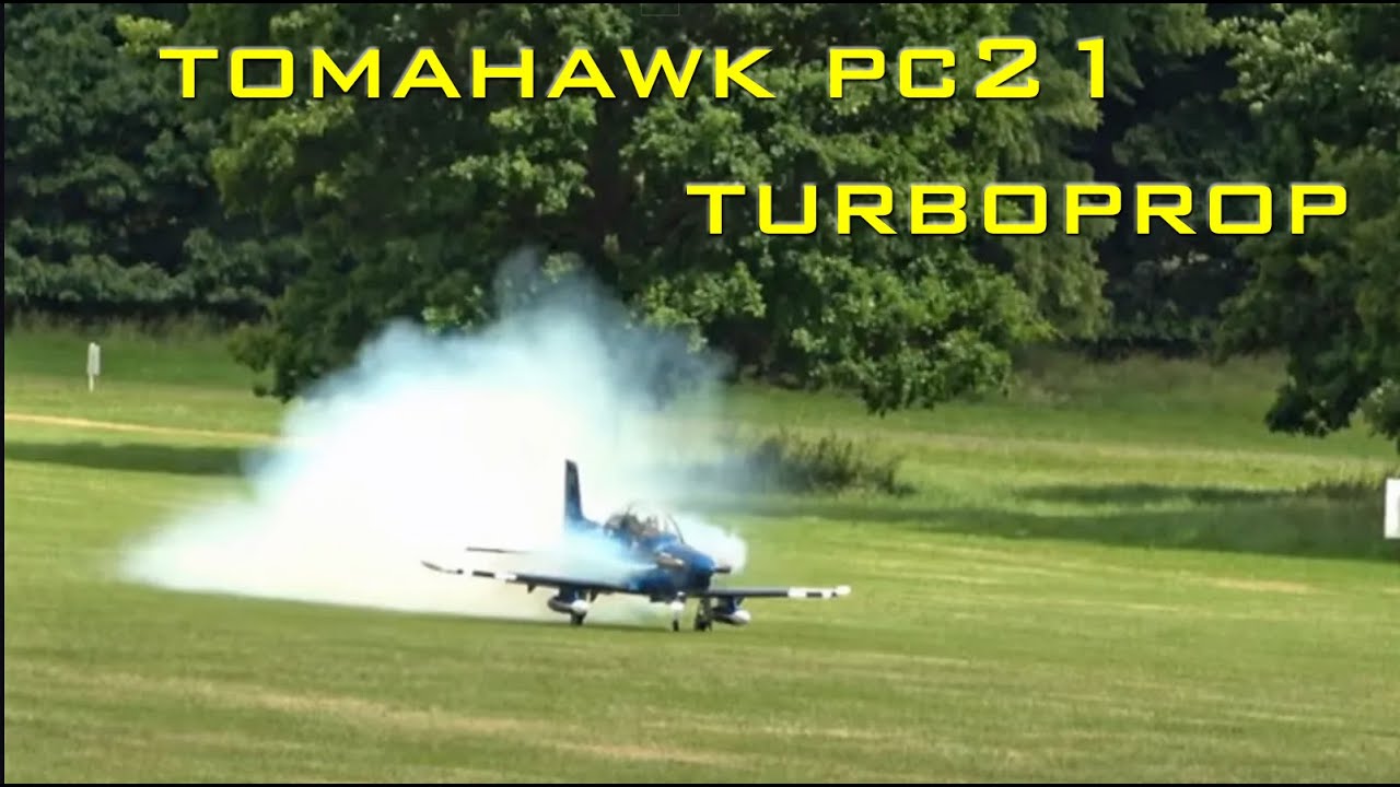 Tomahawk PC21 Real Turboprop RC Plane - Weston Park model air show 2022