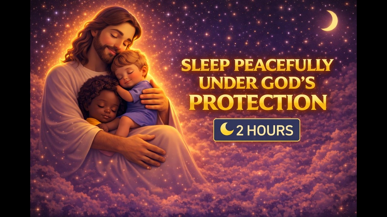 Sleep Peacefully Under God’s Protection 🌙 | 2 Hours Christian Sleep Music