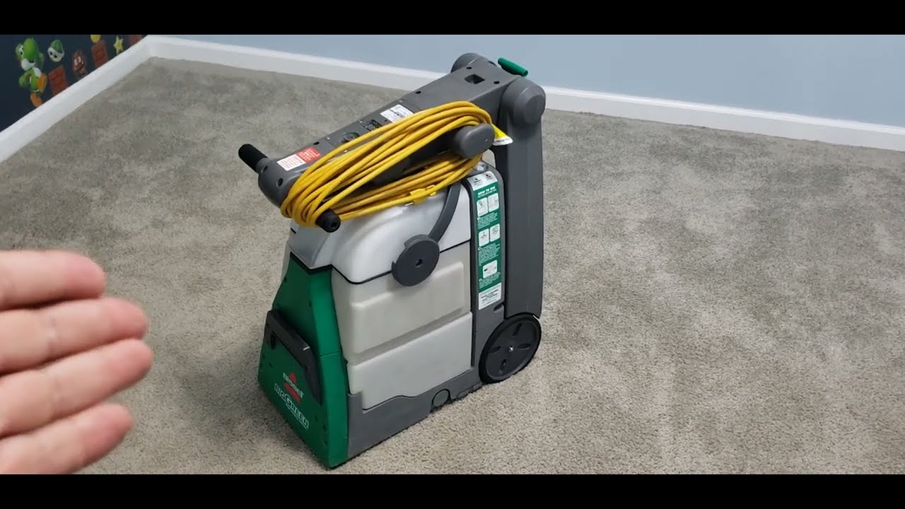 Cómo usar maquina de lavar alfombras BigGreen de Bissell