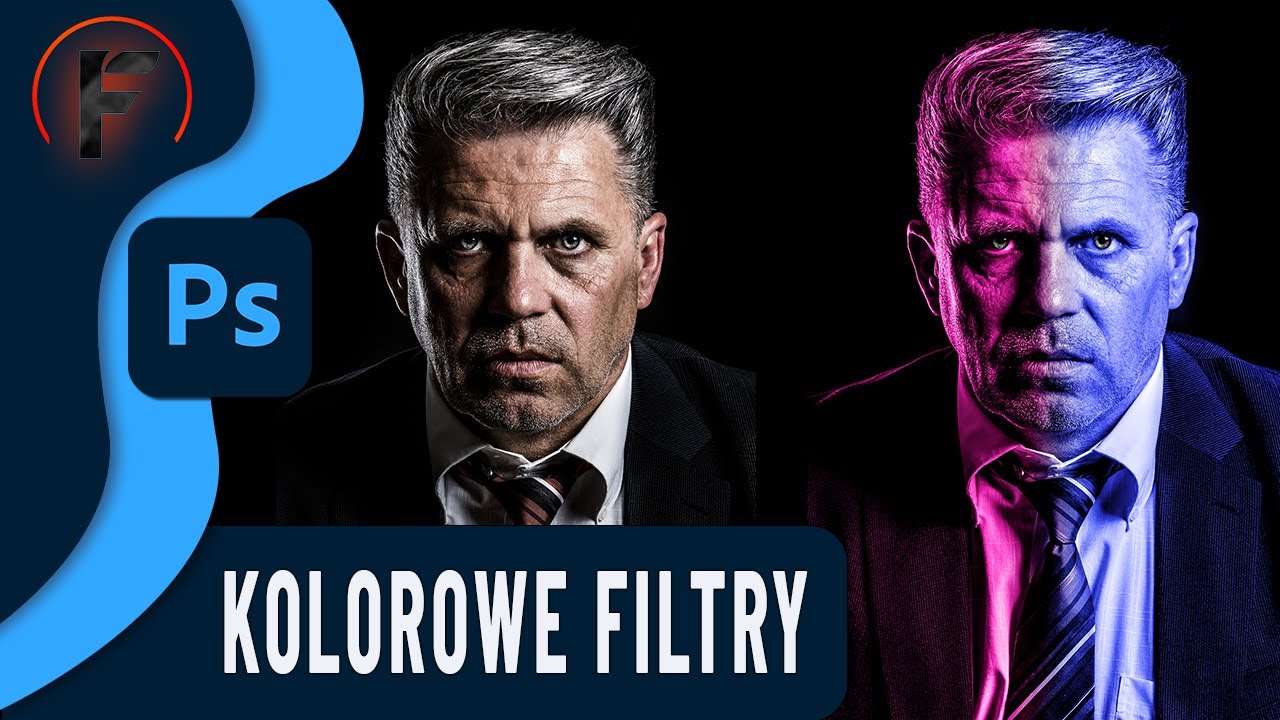 Kurs Photoshop - Efekt kolorowych filtr&oacute;w