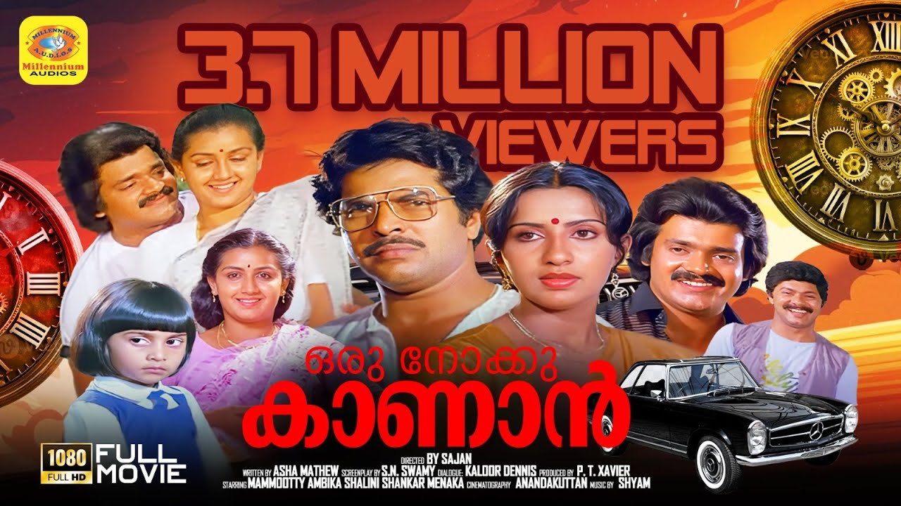 ഒരു നോക്ക് കാണാൻ | Oru Nokku Kaanan | Mammootty & Ambika Baby Shalini | Malayalam Super Hit Movie HD