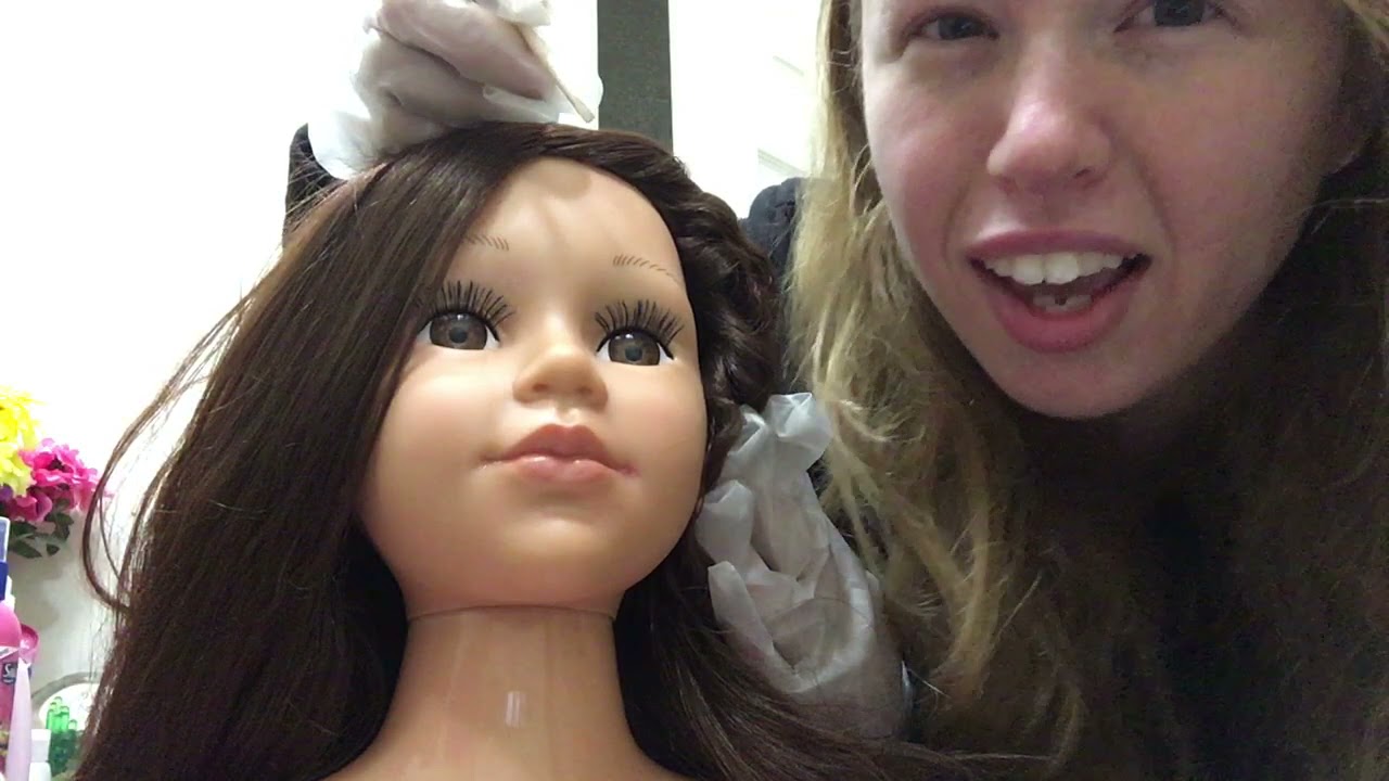 ASMR hair exam with Lilly( a bit chaotic)