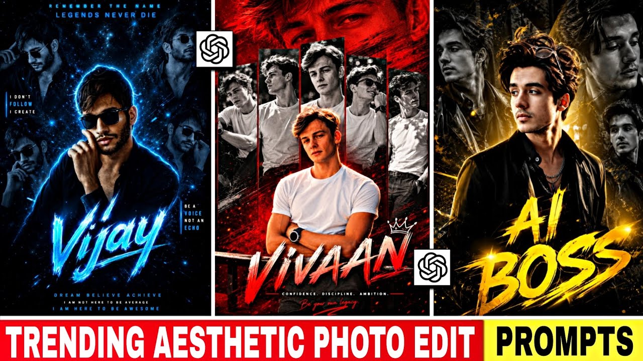 Instagram trending aesthetic ai photo prompts | Aesthetic ai photo prompt | Chatgpt photo editing
