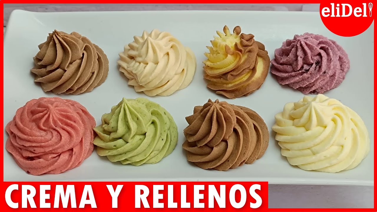 9 Sabores 1 RECETA Crema MANTEQUILLA para Decorar gana DINERO desde CASA