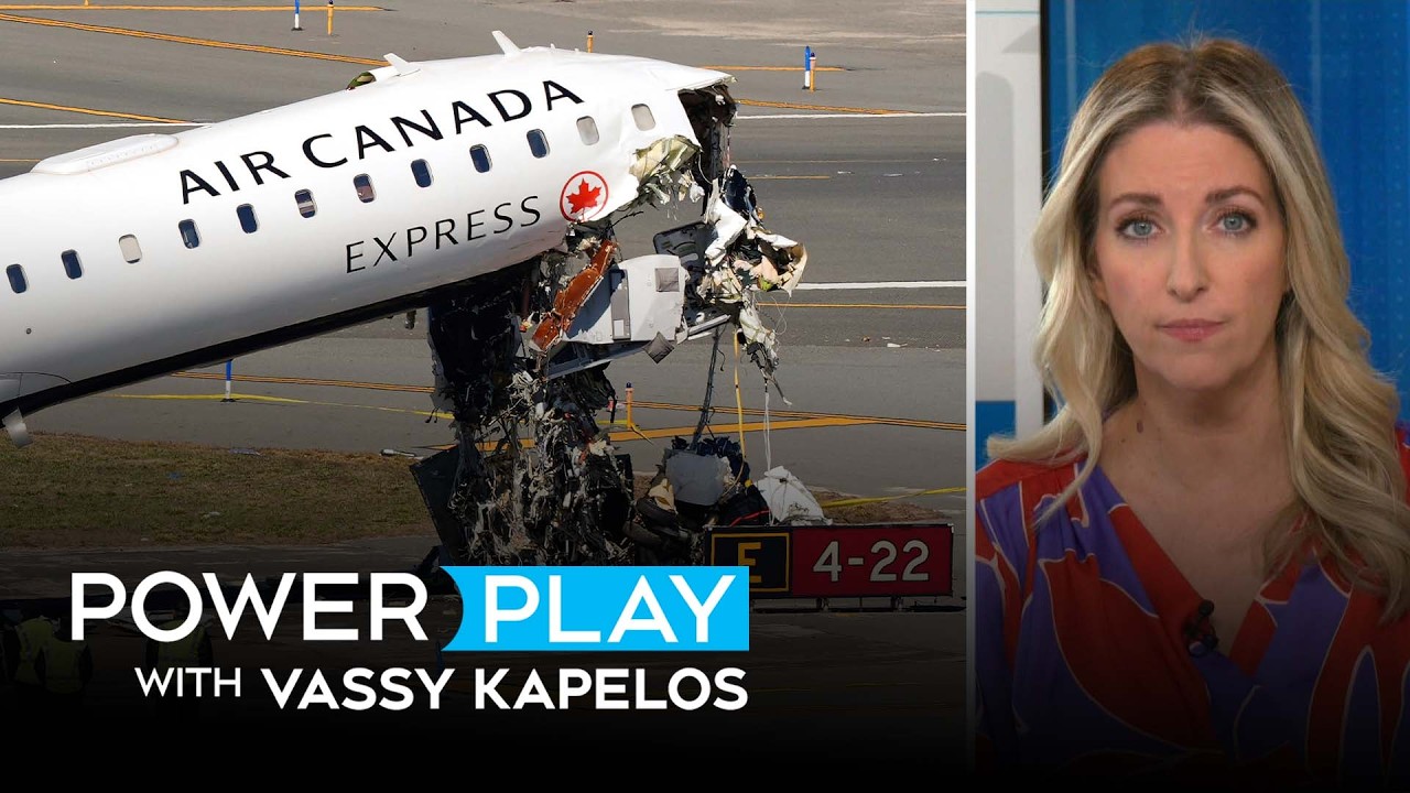 NTSB начала первое полноценное расследование катастрофы самолета Air Canada | Power Play на 24 ма...