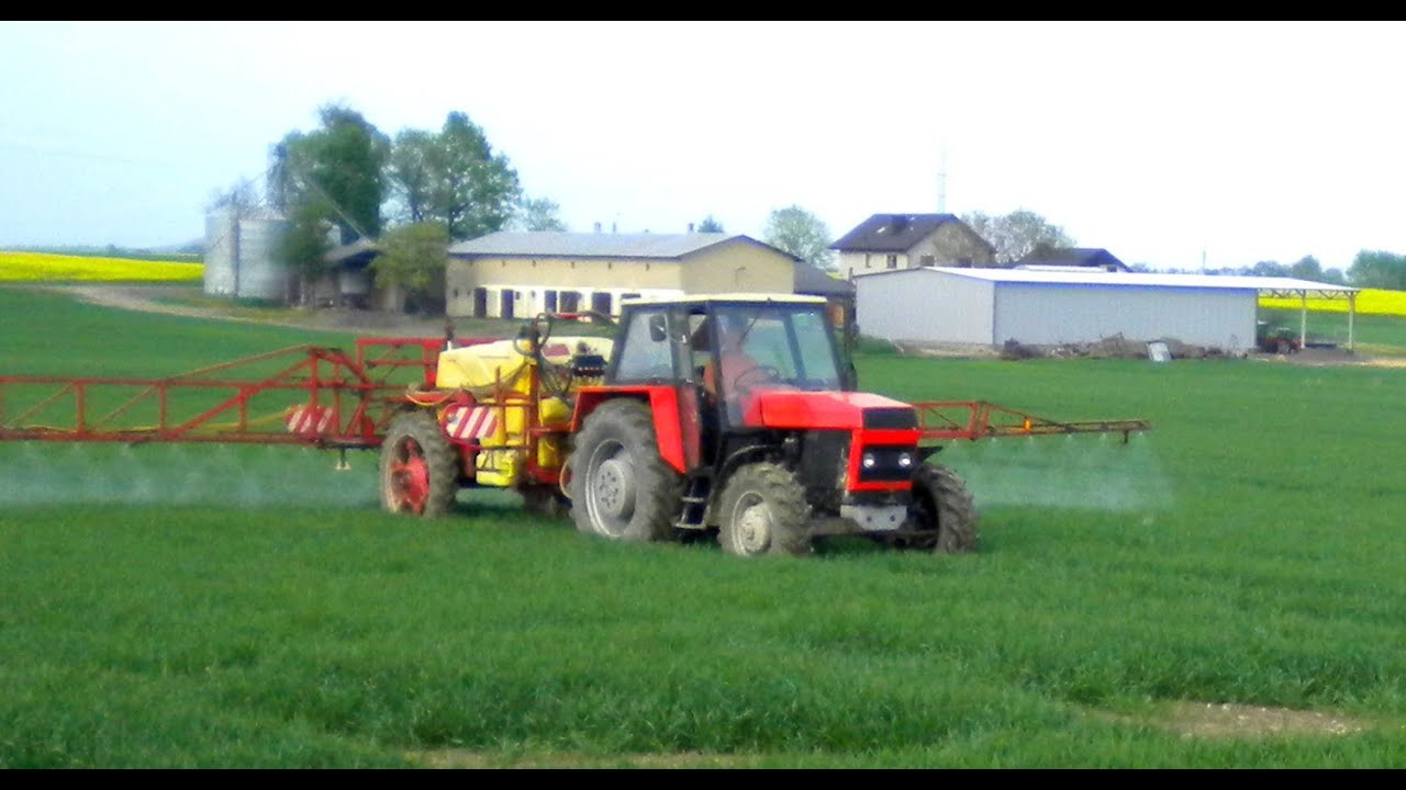 Wiosna 2012 - Oprysk pszenicy II - Ursus 914 + Pilmet 2018