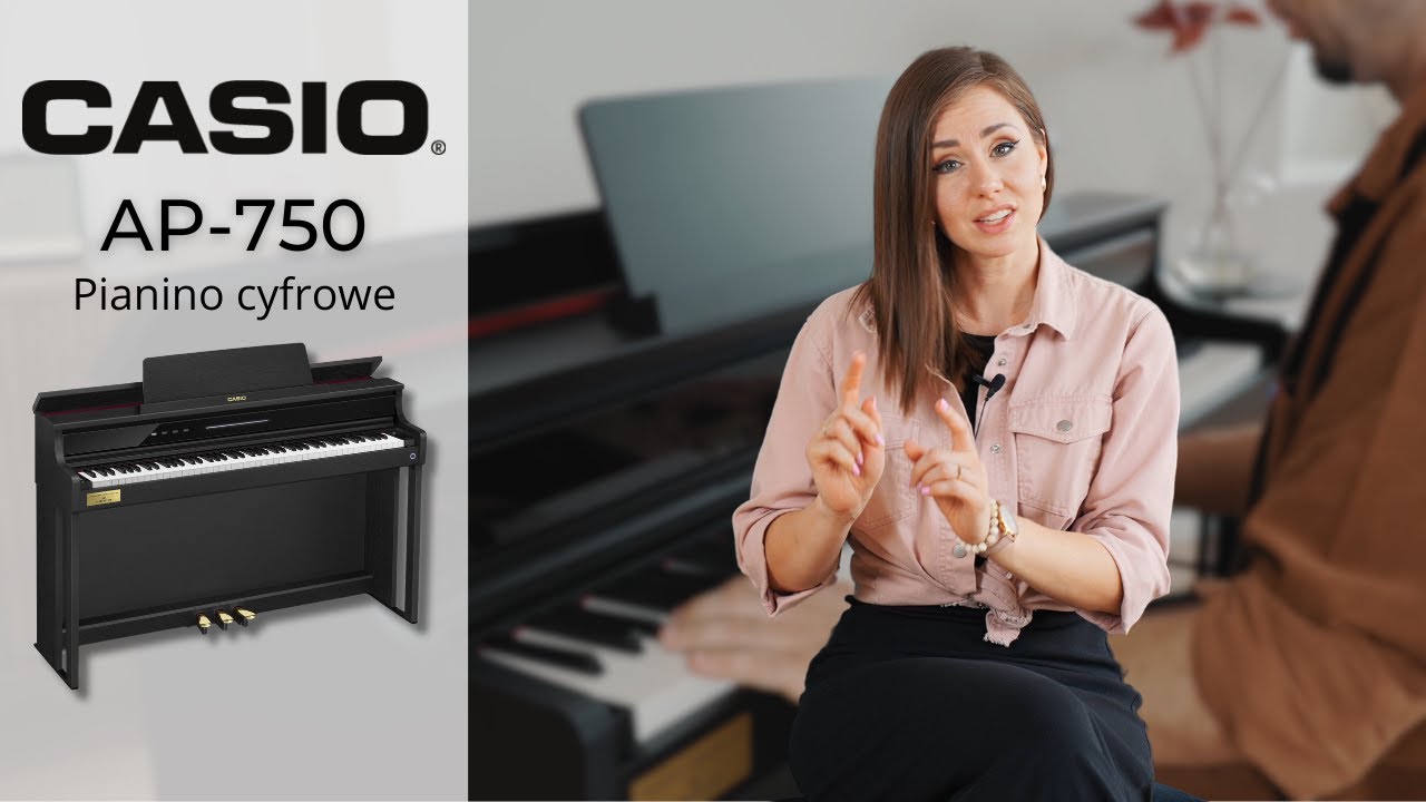 Pianino cyfrowe CASIO AP-750 BK | Prezentacja instrumentu 🎹