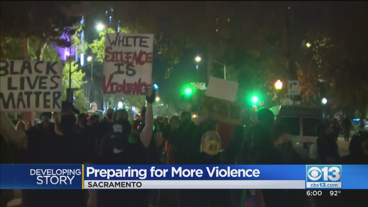 Downtown Sacramento Bracing For More Vandalism, Demonstrations