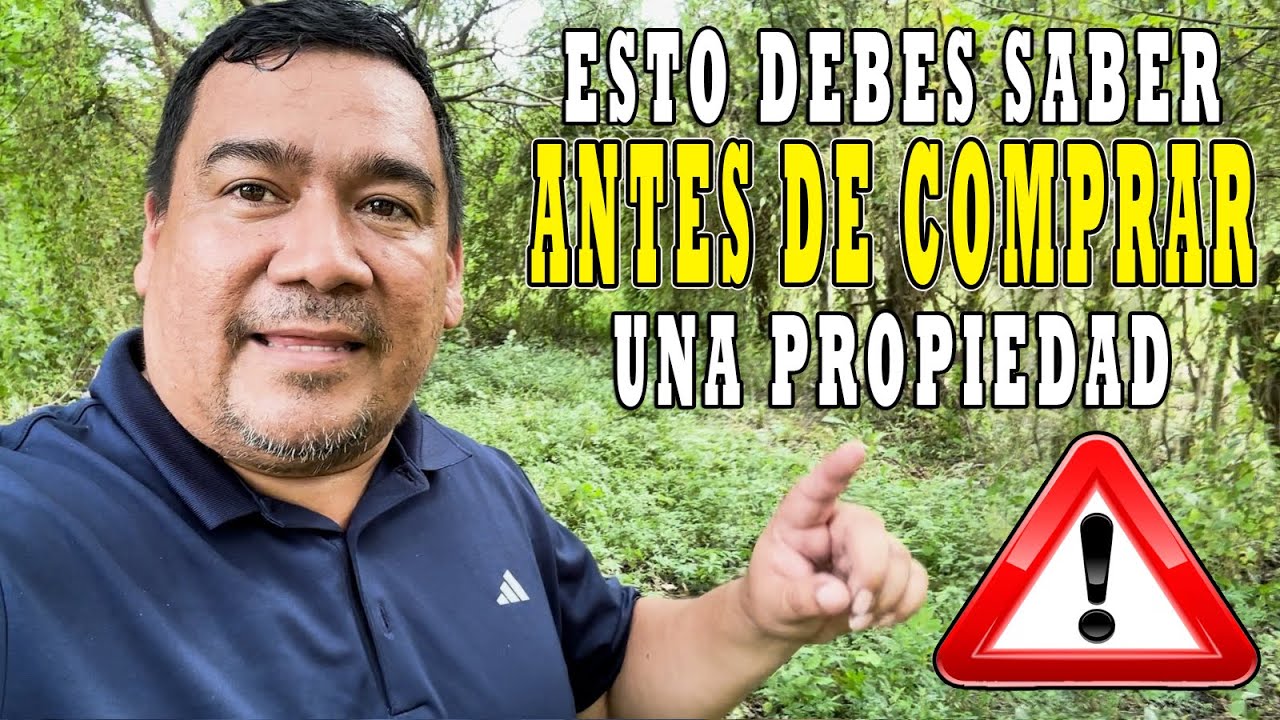 ESTO DEBES HACER antes de COMPRAR UN TERRENO en EL SALVADOR | CRV