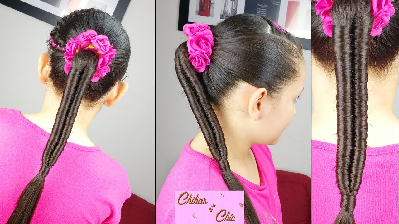 Infinity Braid | Easy Hairstyles | Braided Hairstyles | Ponytail | Sport Haistyles
