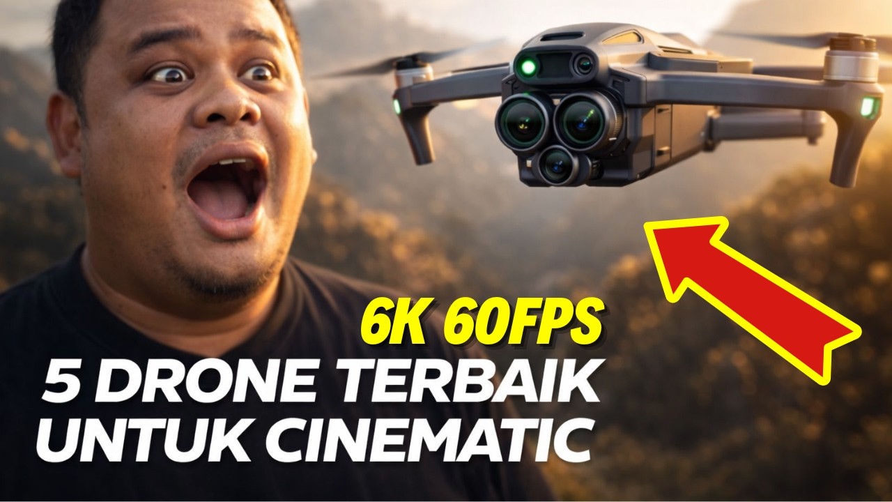 5 Rekomendasi Drone DJI Terbaik 2026 - Dari Konten Sampai Pro Work!
