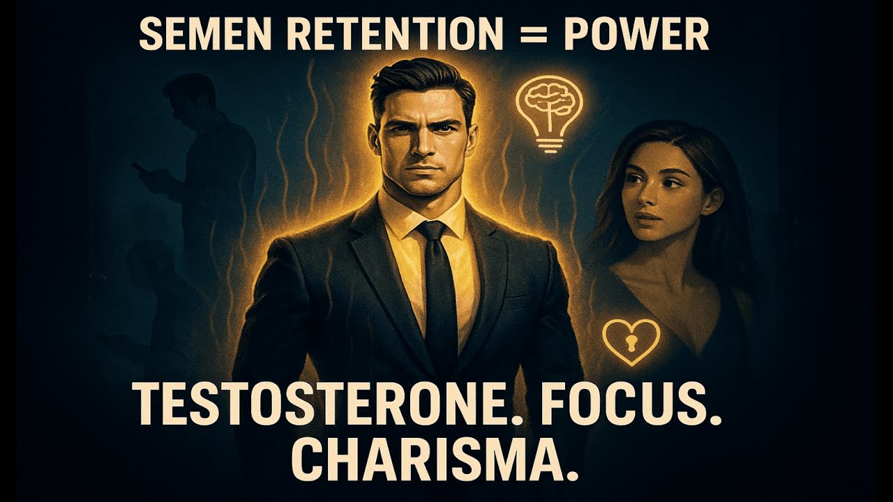 How Semen Retention Amplifies Testosterone, Focus, and Natural Charisma