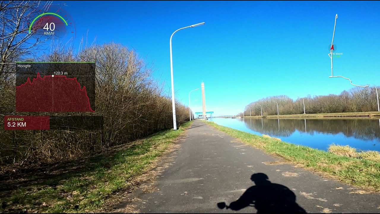 Met de Stromer ST3 van het kasteel van Feluy naar hellend vlak van Ronquières