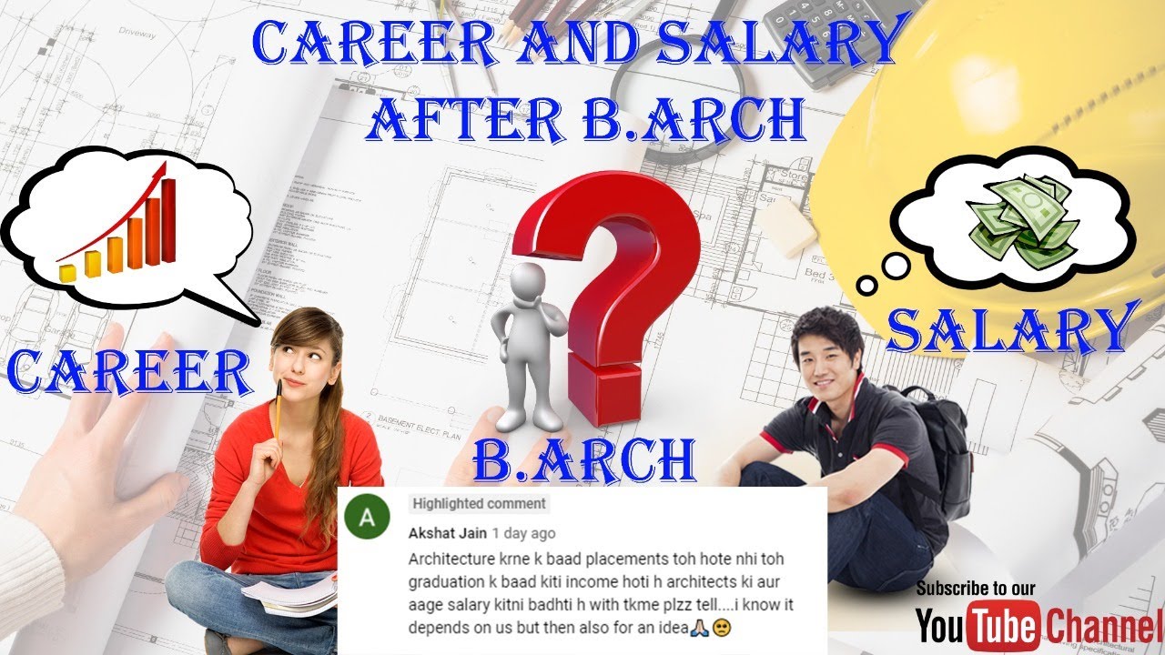 💰first see this 💰B.Arch Salary, Private Jobs, Placements 2021-2022 after b.arch - NATA