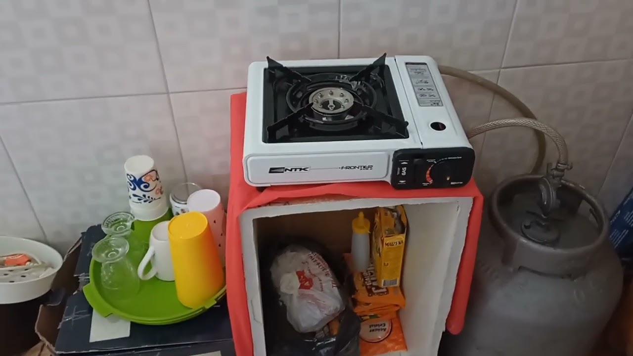Descobrir o problema do gás de 13 quilos no fogão de camper portátil (achei a solução )