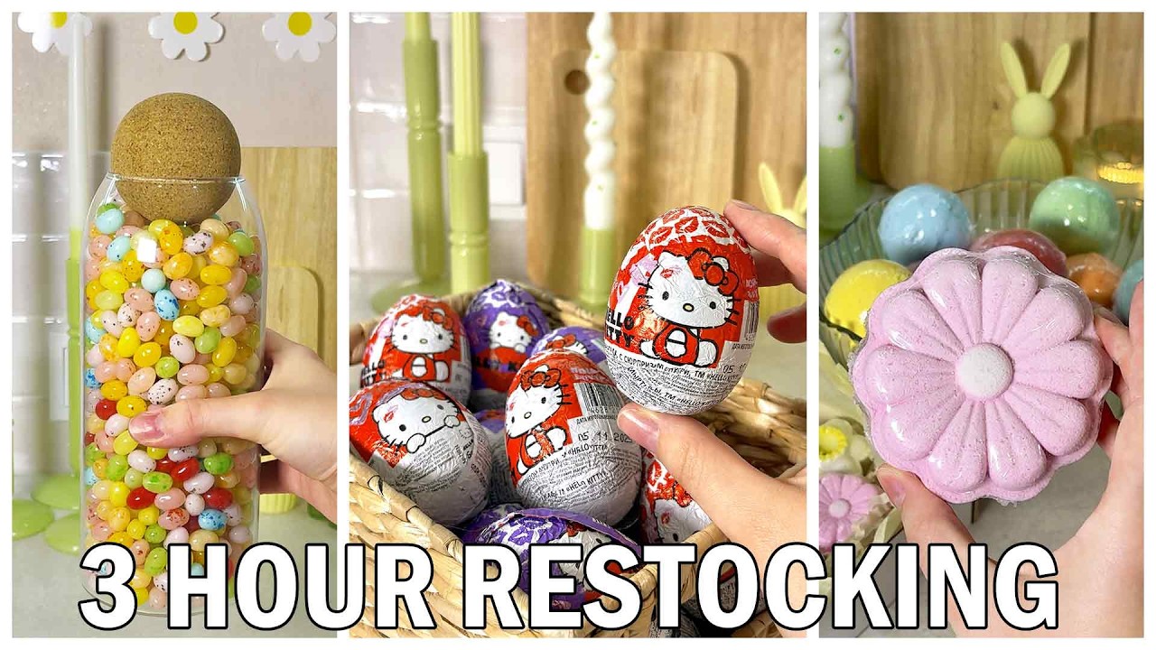 3 Hours of Satisfying Restocking ASMR ✨| Fridge, Store & Shelf Restocking for Sleep