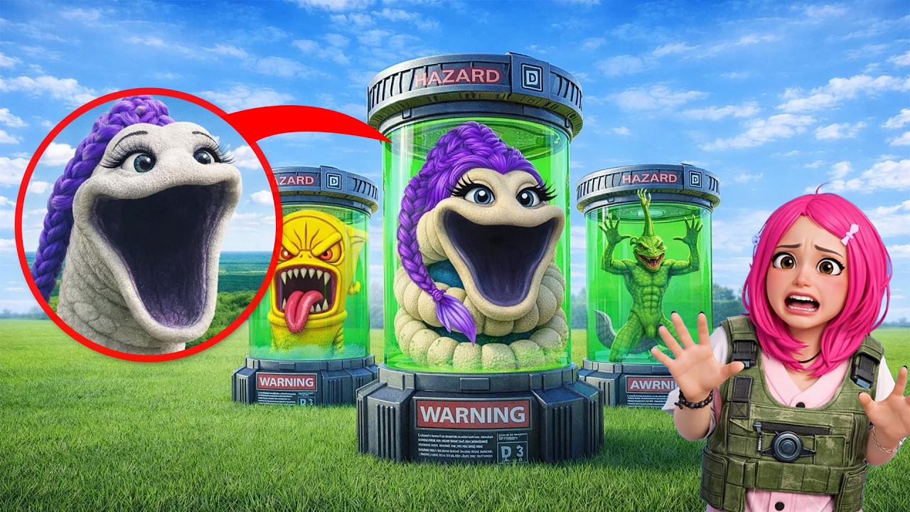 My drone filmed RUMI HUNGRY WORM MYSTERY BOX in Real Life at 3AM!