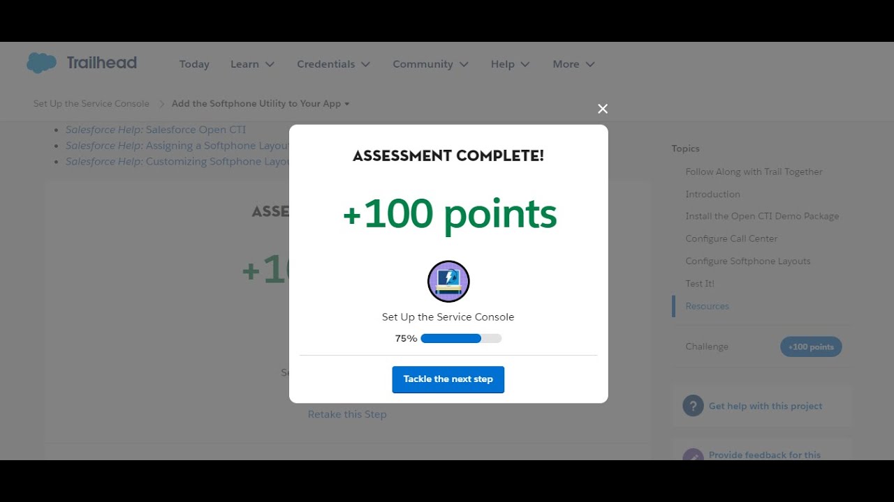Add the Softphone Utility to Your App | Set Up the Service Console - Salesforce Trailhead