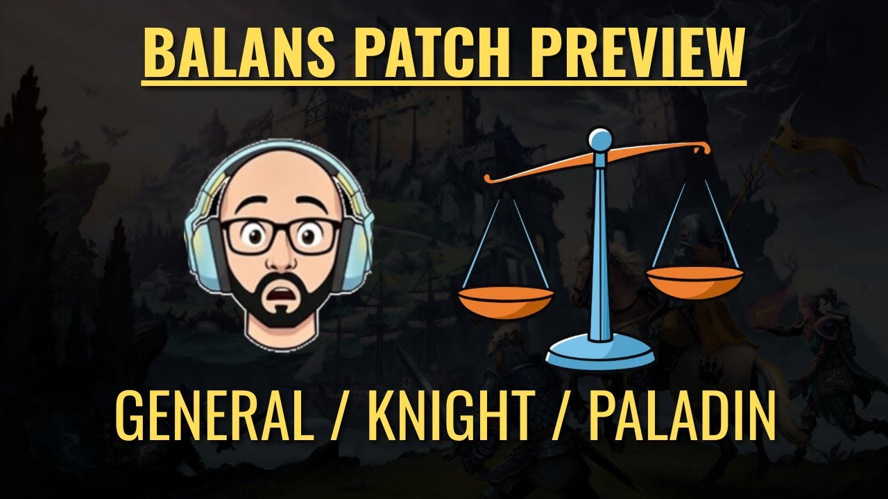 TIBIA VOCATION REBALANS 2026 GENERAL/KNIGHT/PALADIN cz. 1/2