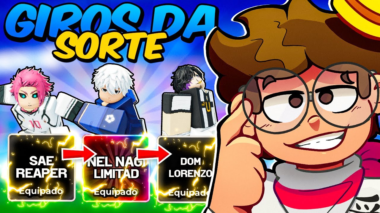 Os GIROS DA SORTE DEFINEM a SUA HABILIDADE no Blue Lock Rivals