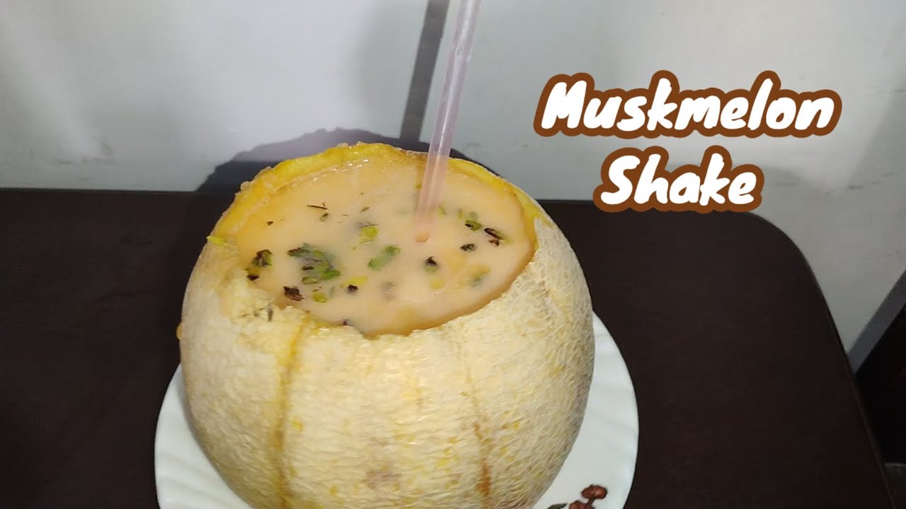 Street Style Muskmelon Shake|Kharbooja Milkshake Recipe|Summer Cooler