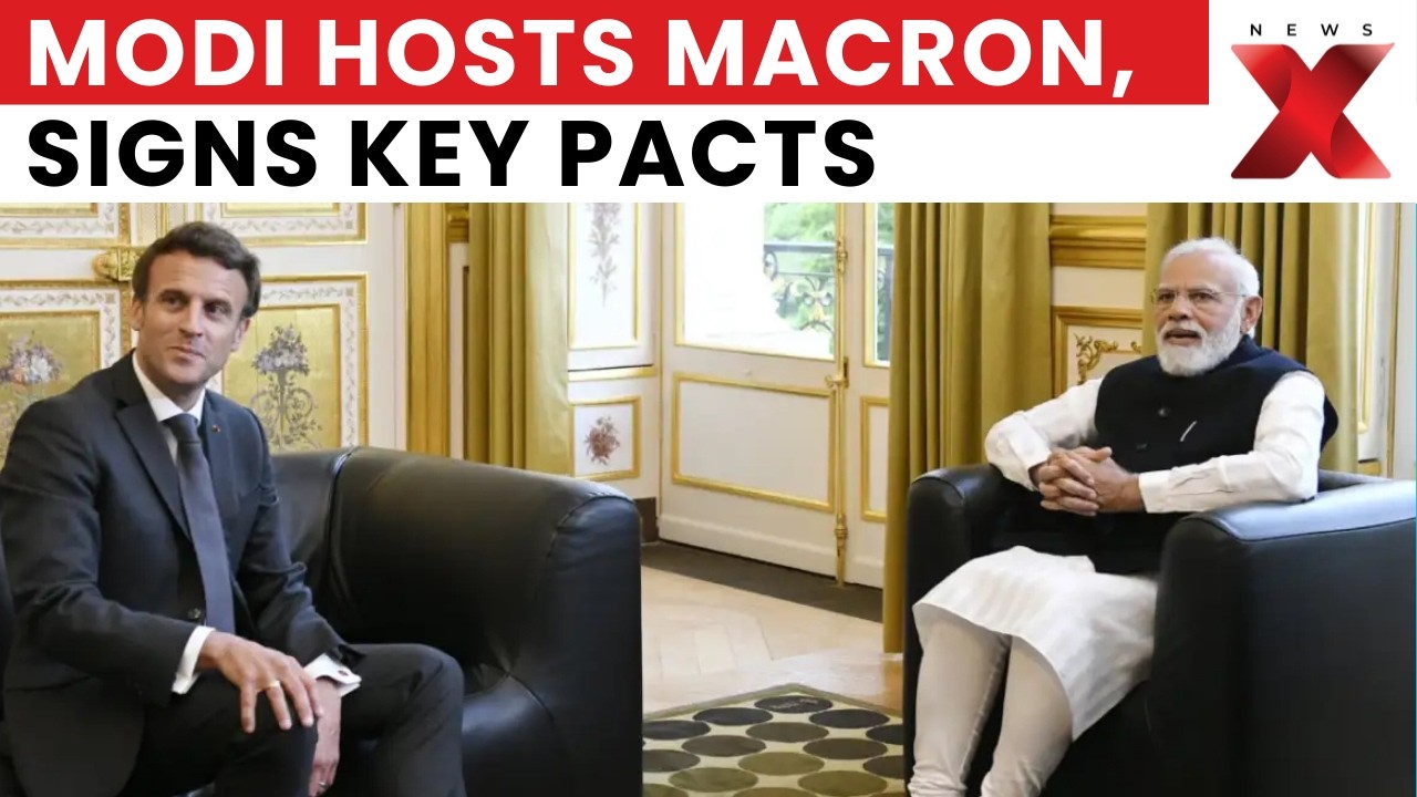 PM Modi Hosts French President Macron, Signs 20+ India-France Pacts | NewsX