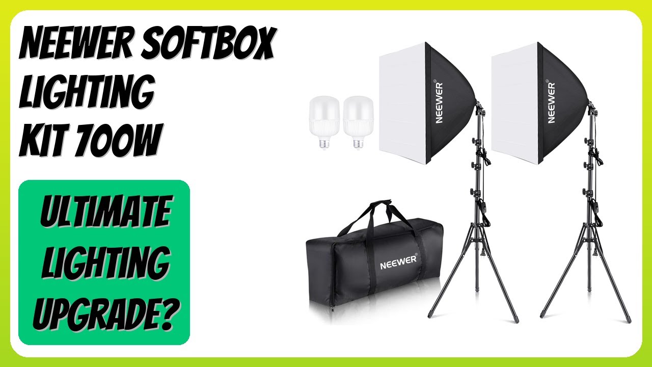 REVIEW (2026): NEEWER Softbox Lighting Kit 700W. Features