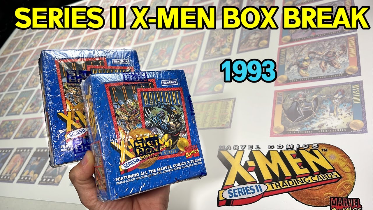 93 X-Men Series II Cards Box Break Live - Can we get a Full Set?