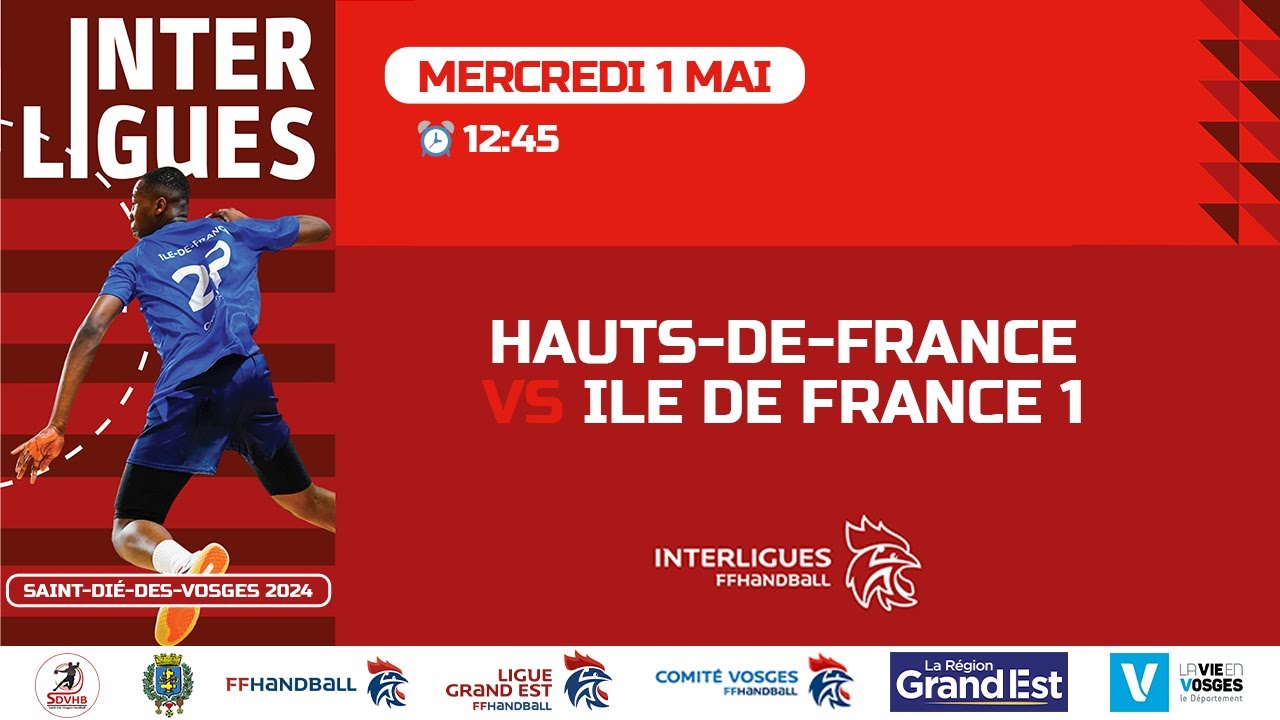 HAUTS DE FRANCE | ILE DE FRANCE 1 (Interligues Masculin Handball 2024)