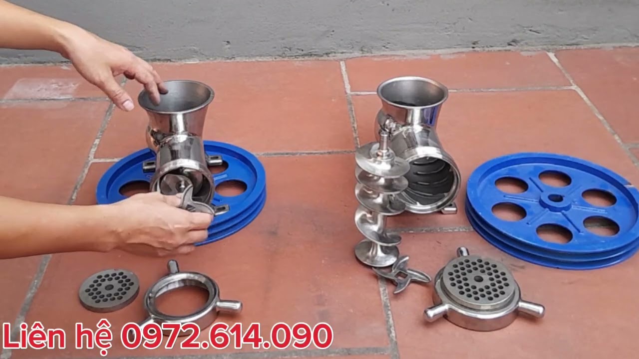 Đầu Máy Xay Cá, Đầu Máy Xay Xương,  Xay Thịt, Xay  Cua, Xay Ốc, Đầu Đùn 22 Inox, Đầu Đùn 32 Inox